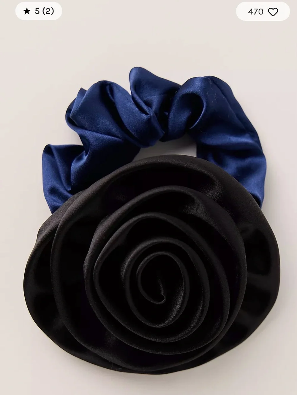 Free People thorns and roses pony. NWT. Black